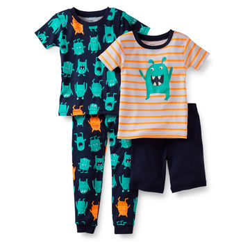 Toddler Girls de Carter para pijama de algodón Juego de pijama de 4 piezas MIX N MATCH Baby